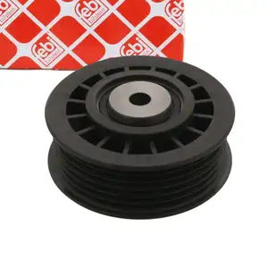 febi 02248 Umlenkrolle Keilrippenriemen für MERCEDES W124 E500 E290D VITO 108D-110D 2.3