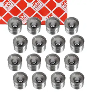 16x febi 36424 Ventilstößel für CITROEN C4 1 LC_ PEUGEOT 206 RC 307 2.0 16V 0942.55