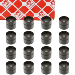 16x febi 48733 Ventilstößel für ABARTH 500/595/695 Grande/Punto 1.4 135-190 PS 55210458