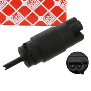 febi Waschwasserpumpe Monopumpe f&uuml;r BMW 3er E36 5er E34 6er E24 7er E32 8er 61661380068