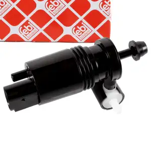 febi 109276 Waschwasserpumpe Dualpumpe für MINI R50 R53 Baujahr 01.2005 vorne 67126963854