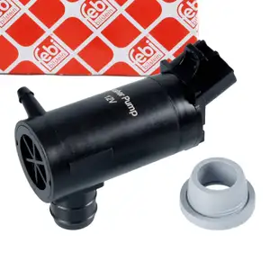 febi Waschwasserpumpe Waschpumpe f&uuml;r TOYOTA Avensis Corolla Yaris Verso MR2 2 3 Rav 2