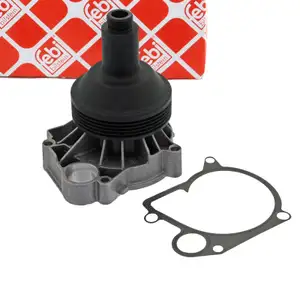 febi 24025 Wasserpumpe WaPu + Dichtung f&uuml;r BMW 3er E46 Limo + Touring 320d 5er 520d M47