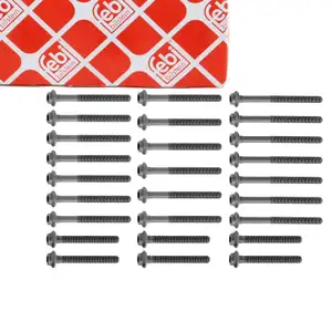 febi 10234 Zylinderkopfschrauben Set für MERCEDES W124 W463 W140 300/350 DIESEL OM603