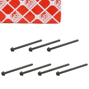 7x febi 26428 Zylinderkopfschraube für VW Golf 4 5 R32 Touareg T5 A3 TT 3.2 V6 022103384M