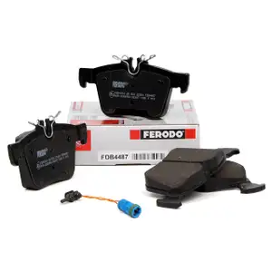 FERODO Bremsbel&auml;ge + WKK f&uuml;r MERCEDES C-Klasse W205 A205 C205 S205 GLC X253 C253 hinten
