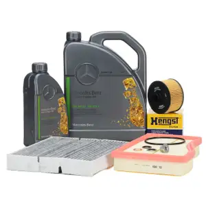 Filterset + 6L ORIGINAL 5W30 MB 229.51 Motor&ouml;l MERCEDES W/V177 W247 C/X118 H/X247 M282