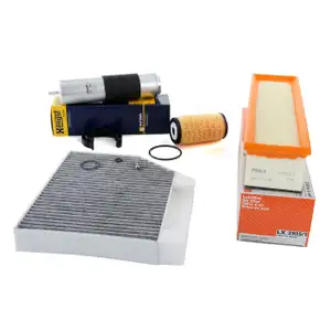 Filter-Set 4-tlg f&uuml;r MERCEDES C-Klasse W205 C 180/200 BlueTEC/d 116/136 PS OM626