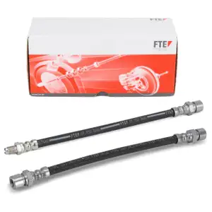 2x FTE Bremsschlauch f&uuml;r VW 15001600 31 Bulli Transporter T1 T2 hinten 211611775C