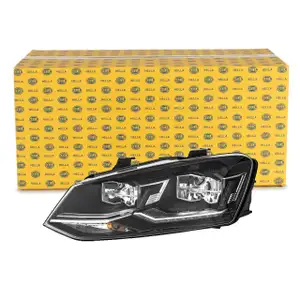 HELLA 1EA012034411 LED Scheinwerfer f&uuml;r VW Polo 5 6R1 6C1 ab 05.2014 links 6C1941035