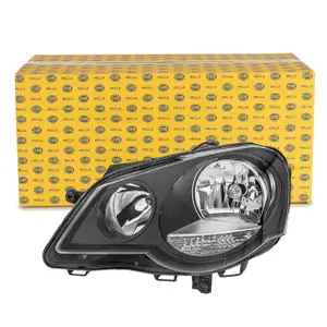 HELLA 1EE247019211 HALOGEN Scheinwerfer f&uuml;r VW Polo 4 9N 9A ab 04.2005 links 6Q2941007AL