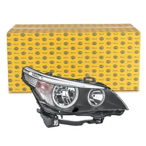 HELLA 1EF008673081 HALOGEN Scheinwerfer + Leuchtmittel f&uuml;r BMW 5er E60 bis 03.2007 rechts