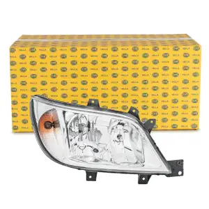 HELLA HALOGEN Scheinwerfer + Leuchtmittel f&uuml;r MERCEDES Sprinter 901-905 ab 08.2002 rechts