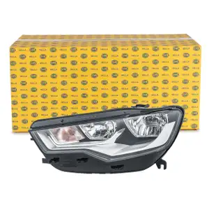 HELLA 1EJ011149011 HALOGEN Scheinwerfer + Leuchtmittel f&uuml;r AUDI A6 4G C7 bis 09.2014 links
