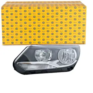 HELLA 1EL010749-251 HALOGEN Scheinwerfer f&uuml;r VW Tiguan 5N_ ab 06.2011 links