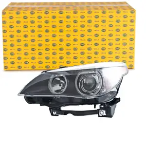 HELLA 1EL160291011 BI-XENON/LED Scheinwerfer f&uuml;r BMW 5er E60 E61 bis 02.2005 links