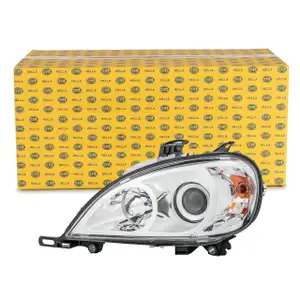 HELLA Halogen Headlights + Bulbs for Mercedes W163 (model year 2001 and later), left side 1638204561