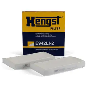 HENGST E942LI-2 Innenraumfilter Satz f&uuml;r MERCEDES E-KLASSE W210 S-KLASSE W220