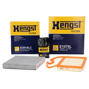 HENGST Filter-Set f&uuml;r VW Polo 6R 6C SEAT Ibiza 4 SKODA Fabia 3 1.0 60/75 PS
