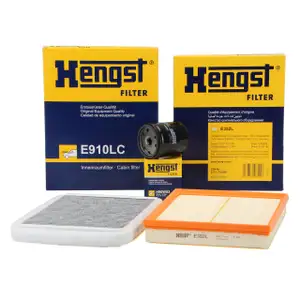 HENGST Filter-Set f&uuml;r OPEL Astra G Zafira A 1.4/1.6/1.8/2.0 16V bis 09.2000