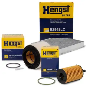 HENGST Filter-Set f&uuml;r AUDI A4 8K B8 A5 8T 8F Q5 8RB 3.0 TDI SQ5 204-340 PS