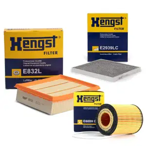 HENGST Filter-Set f&uuml;r OPEL Corsa D 1.0 1.2/LPG 1.4/LPG bis Motornummer 19MA9234