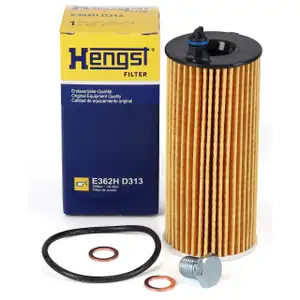 HENGST E362HD313 &Ouml;lfilter + Schraube f&uuml;r BMW 1er 2er 3er 4er 5er 6er 7er X3 X4 11428575211