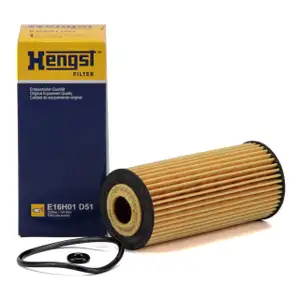 HENGST E16H01D51 &Ouml;lfilter f&uuml;r MERCEDES W168 W169 W245 160-200CDI Vaneo 414 OM668