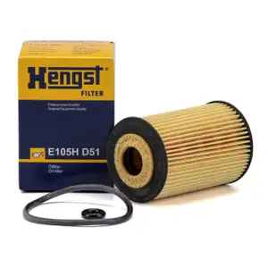 HENGST E105HD51 &Ouml;lfilter f&uuml;r MERCEDES-BENZ A-Klasse W168 A140-210 Vaneo 414 M166