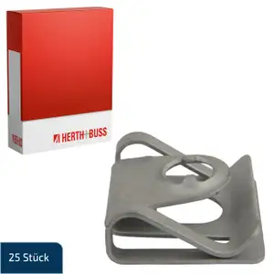 25x HERTH+BUSS JAKOPARTS Blechmutter Unterfahrschutz Unterbodenschutz für VW 8D0805960