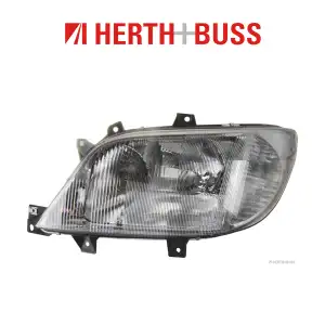 HERTH+BUSS Halogen Headlights for Mercedes Sprinter 901-905, model years 04/00&ndash;08/02, left side