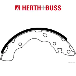 HERTH+BUSS JAKOPARTS Bremsbacken Satz für HYUNDAI Accent 2 Lantra 2 Matrix hinten