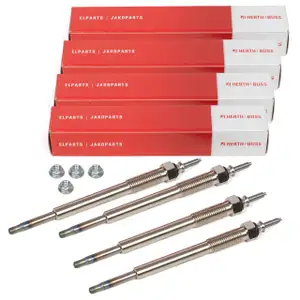 4x HERTH+BUSS JAKOPARTS Gl&uuml;hkerze f&uuml;r HYUNDAI Accent 3 i20 KIA CeeD Rio 1.4/1.5/1.6 CRDi