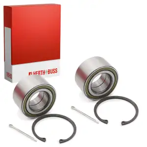 2x HERTH+BUSS JAKOPARTS Radlager Satz f&uuml;r HYUNDAI Accent i10 i20 KIA Picanto 1 Rio 2 vorne