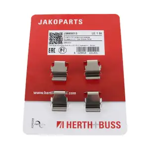 HERTH+BUSS JAKOPARTS Bremsbel&auml;ge Zubeh&ouml;rsatz f&uuml;r CITROEN MITSUBISHI 4007 hinten