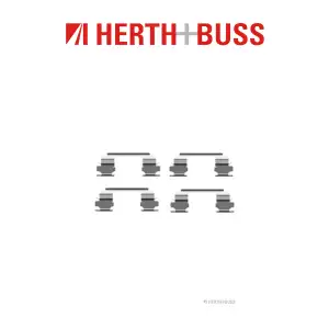 HERTH+BUSS JAKOPARTS Bremsbel&auml;ge Zubeh&ouml;rsatz f&uuml;r NISSAN X-TRAIL (T30 T31) vorne