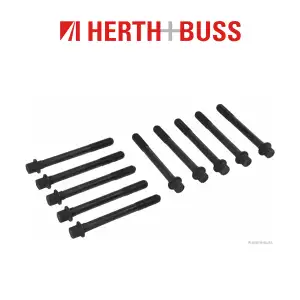 10x HERTH+BUSS JAKOPARTS Zylinderkopfschrauben f&uuml;r KIA Sephia MAZDA 121 323 MX-3