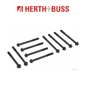 10x HERTH+BUSS JAKOPARTS Zylinderkopfschrauben f&uuml;r NISSAN Micra 1 K10 1.0 1.2