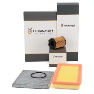 HIRSCHER Filter-Set f&uuml;r FIAT 500 312_ 0.9 86 PS bis 08.2011