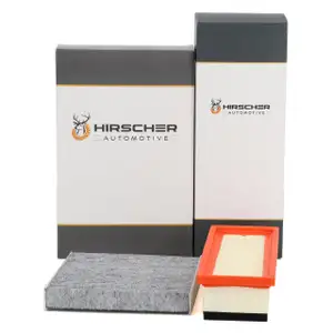 HIRSCHER Filter-Set f&uuml;r FIAT 500 ab 09.2011 Panda 312 319 LANCIA Ypsilon 1.2