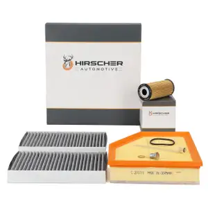 HIRSCHER Filter-Set 3-tlg für BMW 5er G30 G31 6er G32 7er G11 G12 X5 G05 B47