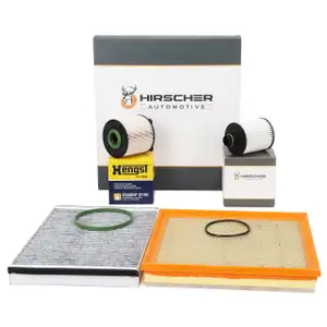 HIRSCHER Filter-Set 4-tlg f&uuml;r OPEL Astra J Cascada Zafira Tourer C 1.3/2.0 CDTI