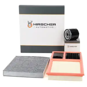 HIRSCHER Filter-Set f&uuml;r VW Polo 4 5 SEAT Ibiza 3 4 SKODA Fabia 1 2 Roomster 1.4 80/85/86