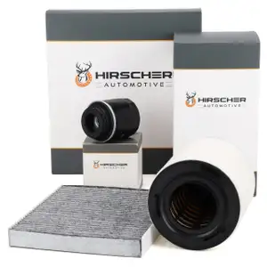 HIRSCHER Filter-Set f&uuml;r VW Polo 5 8X Ibiza 4 Fabia 2 Roomster 1.2/1.4TSI bis 07./09.2010