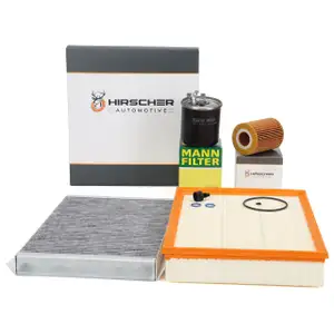 HIRSCHER Filter-Set 4-tlg f&uuml;r MERCEDES-BENZ Sprinter B906 18CDI OM642 184 PS
