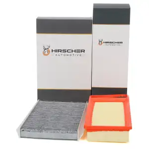 HIRSCHER Filter-Set 2-tlg f&uuml;r CITROEN C2 C3 1 PEUGEOT 1007 307 1.4 HDi 68 PS