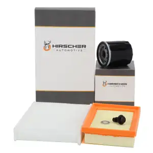 HIRSCHER Filter-Set f&uuml;r CITROEN C1 2 PEUGEOT 108 TOYOTA Aygo B4 1.0 69/72 PS