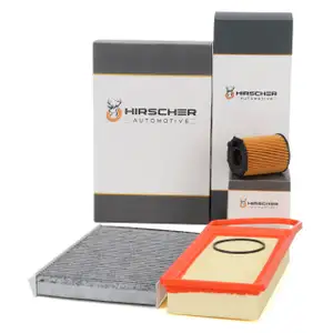 HIRSCHER Filter-Set 3-tlg f&uuml;r CITROEN C2 C3 1 PEUGEOT 1007 307 1.4 HDi 68 PS