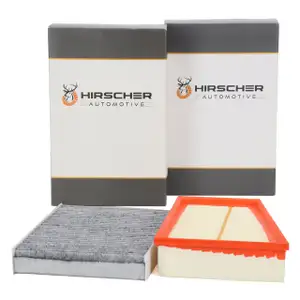 HIRSCHER Filter-Set 2-tlg f&uuml;r RENAULT Grand/Scenic 3 2.0dCi 150/160 PS
