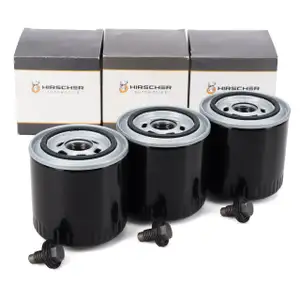 3x HIRSCHER &Ouml;lfilter + Schraube f&uuml;r FORD Cougar Maverick Mondeo 1 2 3 2.5/3.0 ST200 ST220